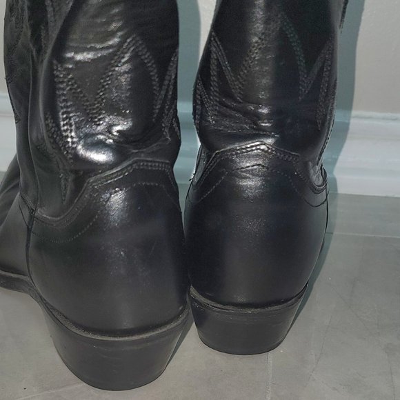 BLack Justin Boots 8.5B MENS - Picture 4 of 9